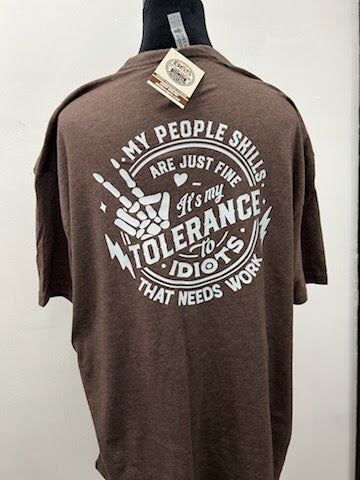 Tolerance to Idiots